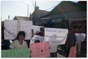 S - PESQUERA protestas