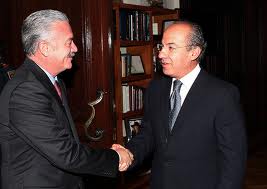 marcos con felipe calderon