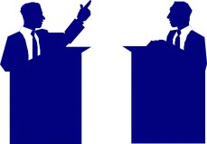 7 debate entre candidatos