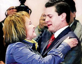 7 peña nieto y elba esther gordillo