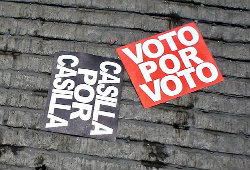 9 voto por voto