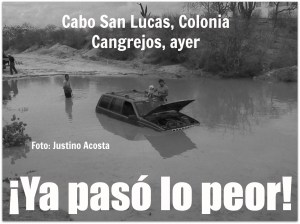 w inundacion en colonia cangrejos
