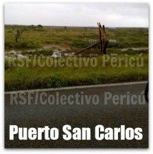 1 - a a PUERTO SAN CARLOS POSTES DERRIBADOS