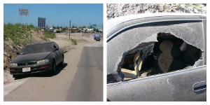 w 1 aaaaaa auto abandonado en la paz