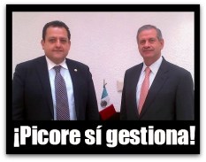 w - 1 picore con el director del isssste