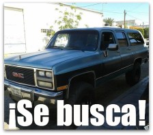 3 - 1 suburban se roban de un taller mecanico