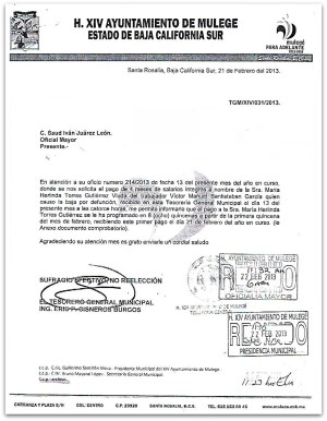 2 - 1 acta de pago a burocrata en mulege