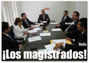 2 - 1 gallo y magistrados en el pleno