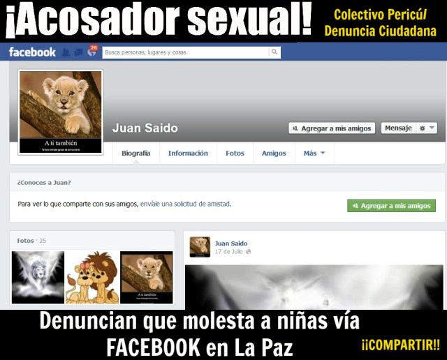 2 - 1 acosador facebook