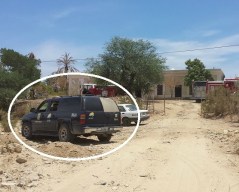 Minutos después regresa la misma Suburban en la que huyeron los incendiarios.