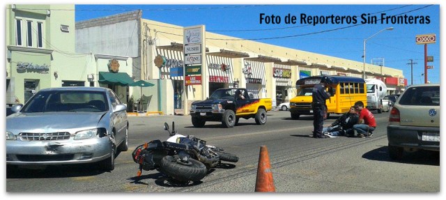 2 - 1 ACCIDENTE MOTOCICLETA CALLE MICHOACAN