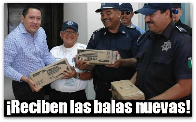 2 - 1 cartuchos entregan a municipales de la paz