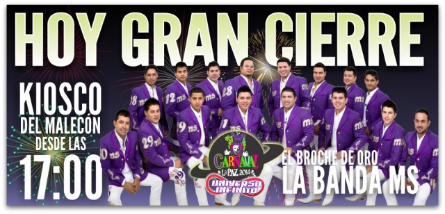2 - 1 banda ms carnaval la paz 2014