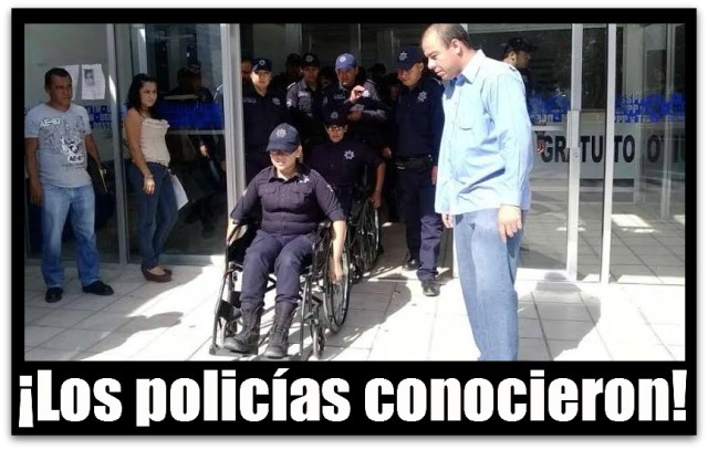 2 - 1 policias sillas de ruedas