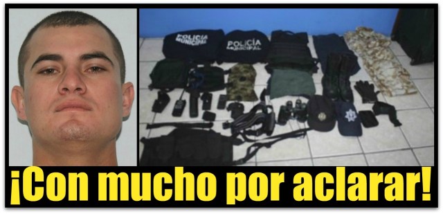 2 - 1 uniformes de la policia municipal detenido