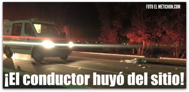 ATROPELLADO CIUDAD CONSTITUCION