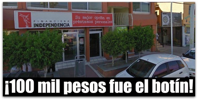 ROBO EN FINANCIERA INDEPENDENCIA