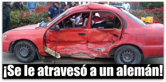 CHOQUE EN CINCO DE FEBRERO LA PAZ