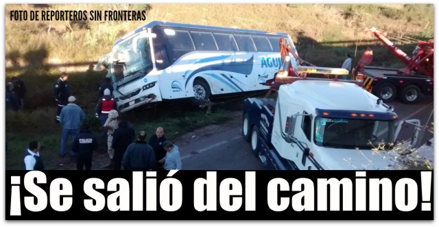 accidente autobus aguila ciudad constitucion