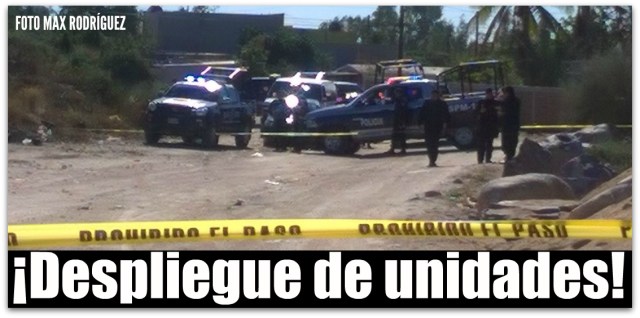DESPLIEGUE POLICIACO COL LAZARO CARDENAS LA PAZ