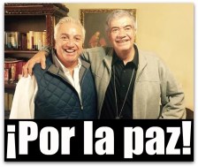PEPE HEVIA LA PAZ BCS CON EL OBISPO