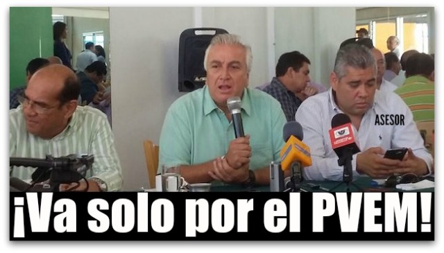 PEPE HEVIA PVEM - NO HABRA ALIANZA