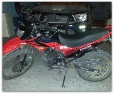 1 a motocicleta robada
