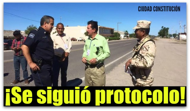 0 a a amenaza de bomba en ciudad constitucion