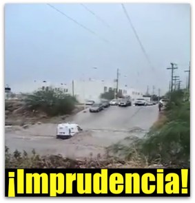 0 arroyo en la paz se lleva vehiculo