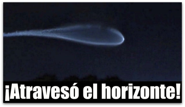 0 a gigantesca luz observada en el cielo