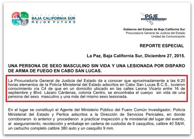 0 a a a aviso a la procuraduria de justicia