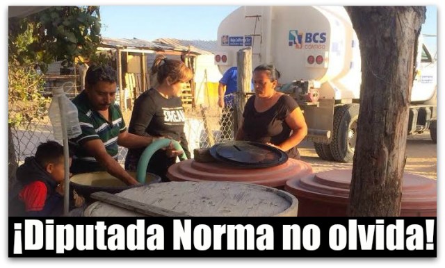 0 a diputada norma peña en la colonia laguna azul temprano