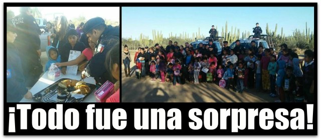 0 a policia estatal con pequeños jornaleros de los planes