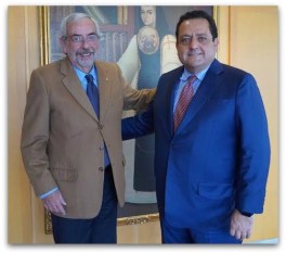 d a picore con el rector unam carlos mendoza davis