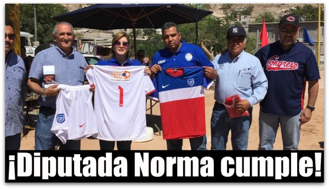 0 a diputada norma peña con deportistas