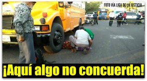 0 a atropellada mujer por una pesera en la paz