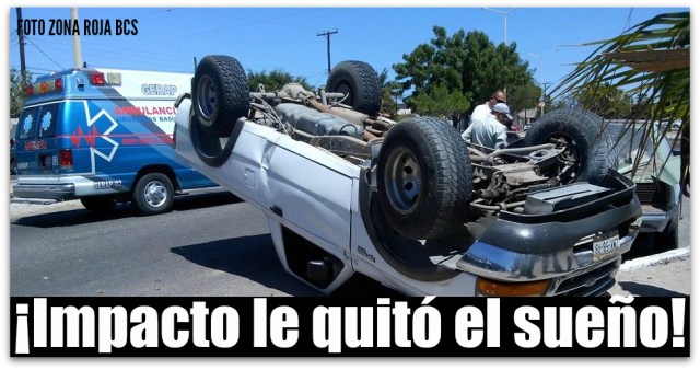 0 a volcadura en la colonia indeco