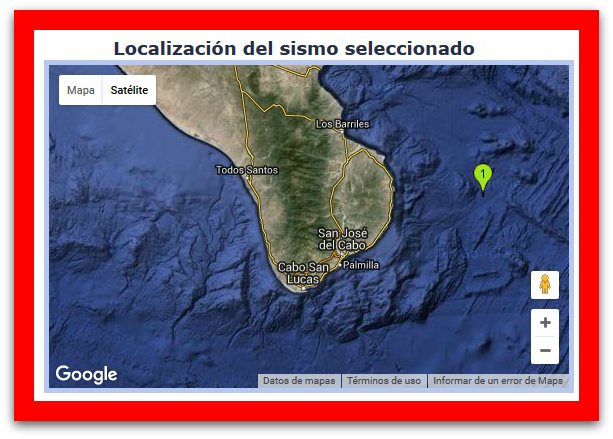 D A SISMO LOS CABOS DE HOY SISMOLOGICO NACIONAL