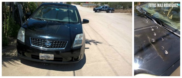 0 a rafaguearon carro en tabachines la paz