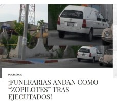0 a funerarias zopilotes