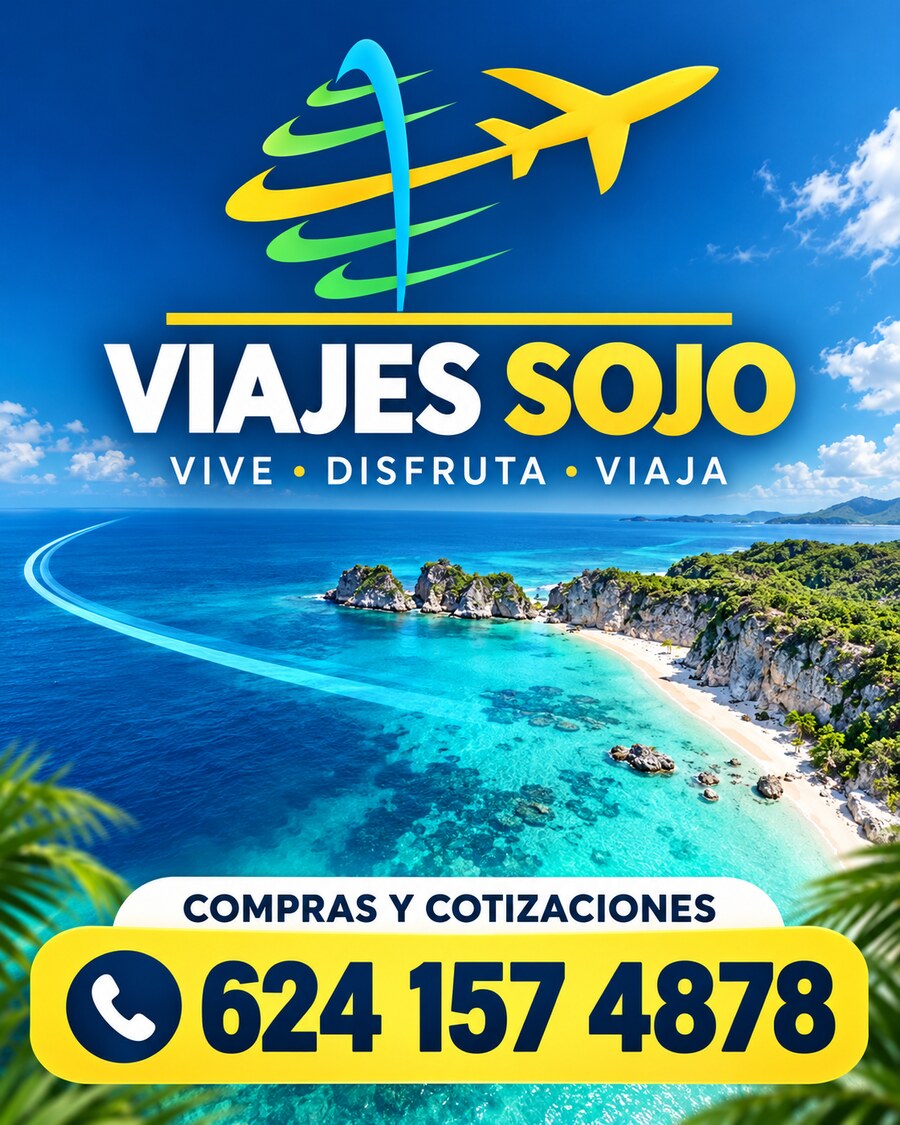 VIAJES SOJO. Vive, disfruta, viaja. Compras y cotizaciones: 624 157 4878.